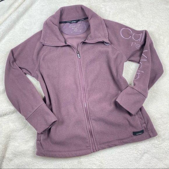 Calvin Klein Performance Fleece Zip Up Large - Picture 1 of 9
